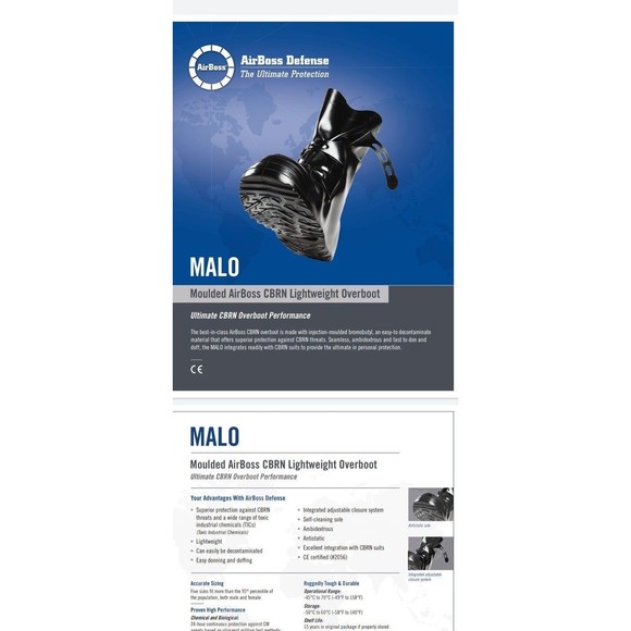 AirBoss ALO (AirBoss Lightweight Overboots) Sz9 - Picture 3 of 3